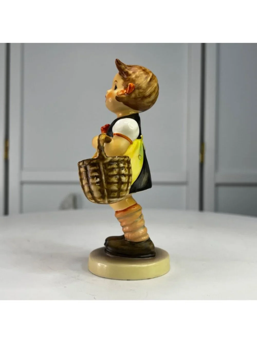 Hummel Sister Porcelain Figurine With Basket 5.5